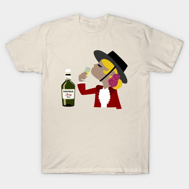 Vino De Jerez Tio Paco T-Shirt by soniapascual